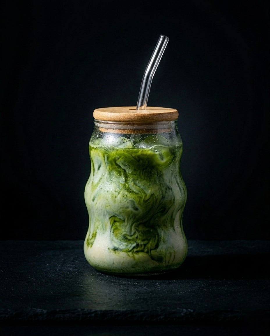 RIPPLE AESTHETIC ICED MATCHA GLASS