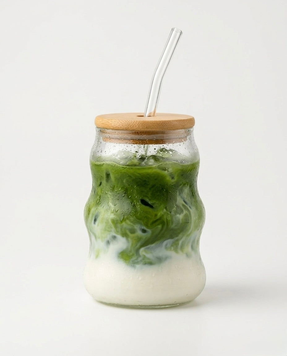 RIPPLE AESTHETIC ICED MATCHA GLASS