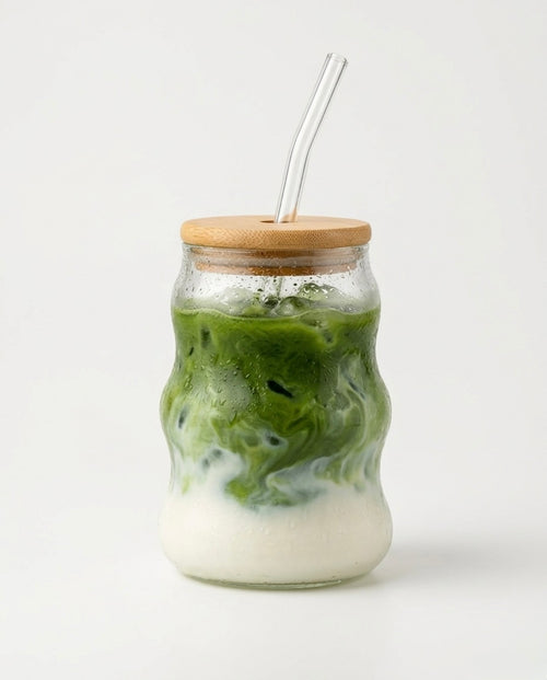 RIPPLE AESTHETIC ICED MATCHA GLASS